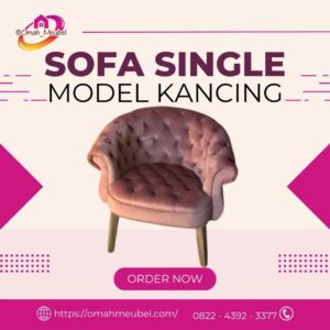 Sofa Single Model Kancing